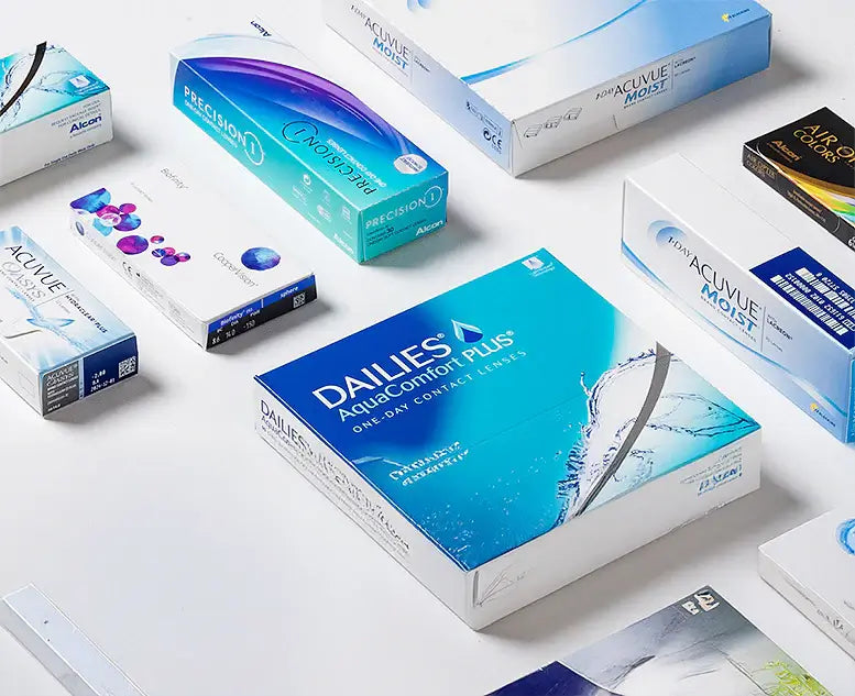 تسوق العدسات اللاصقة الشفافة