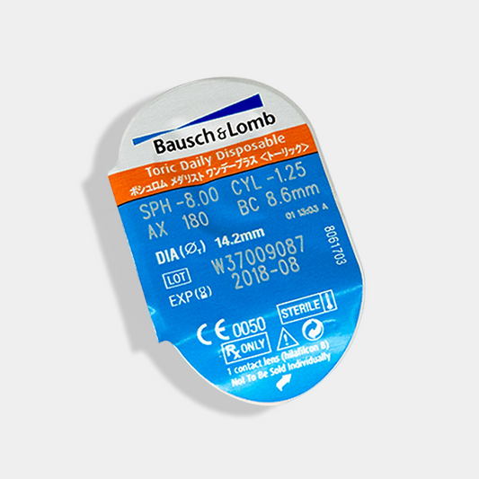سوفلينز، عدسات لاصقة توريك للاستخدام اليومي لعلاج الاستجماتيزم، عبوة من 30 قطعة