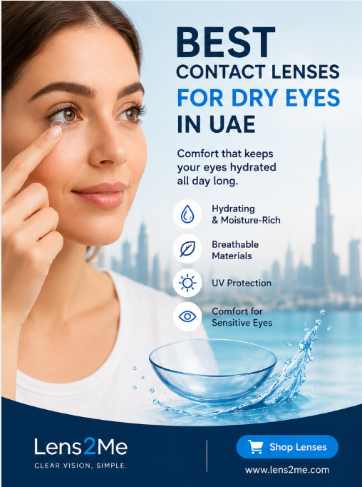 Best Contact Lenses for Dry Eyes in UAE