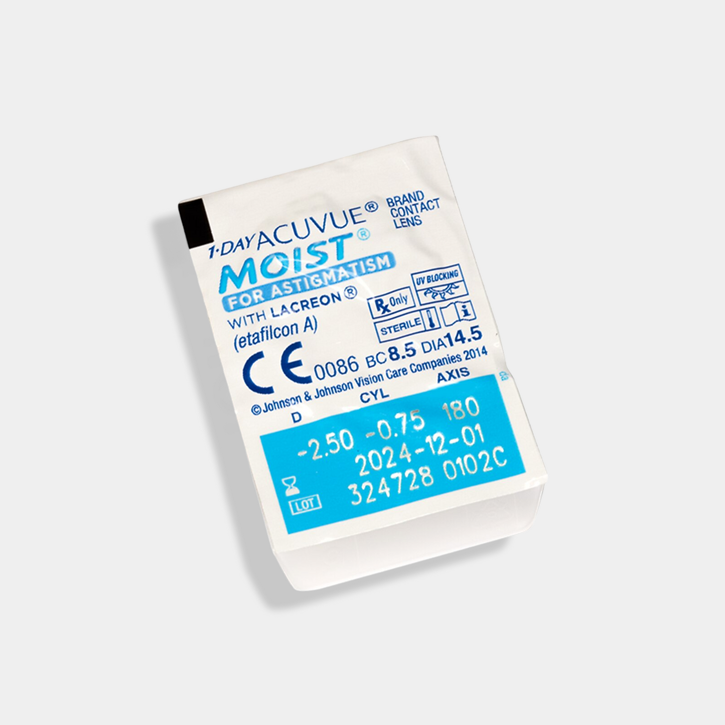 عبوة من 30 قطعة من أكيوفيو مويست لعلاج الاستجماتيزم، للاستخدام اليومي