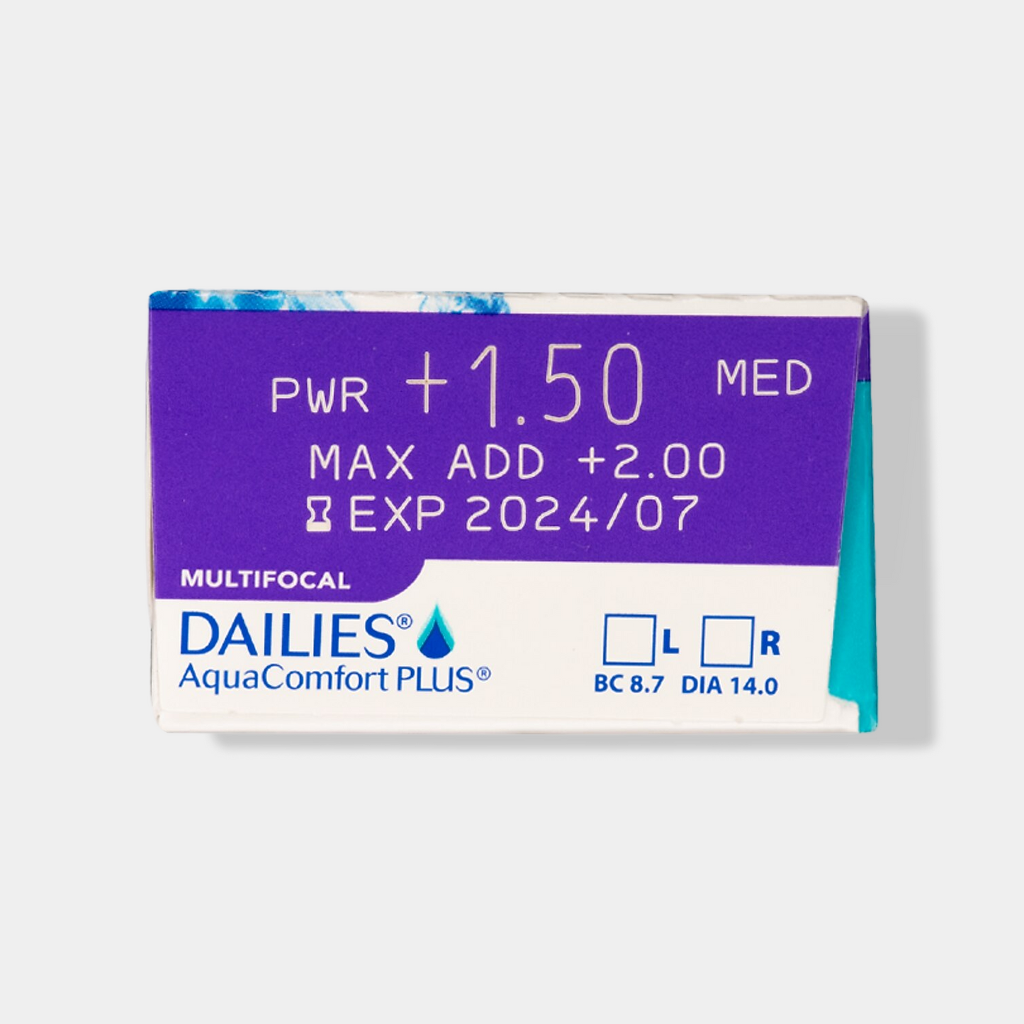 عبوة من 30 نظارة شمسية متعددة البؤر من أكوا كومفورت بلس للاستخدام اليومي